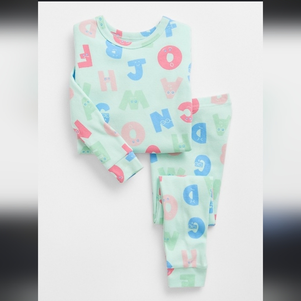 babyGap 100% Organic Cotton Alphabet PJ Set 5t